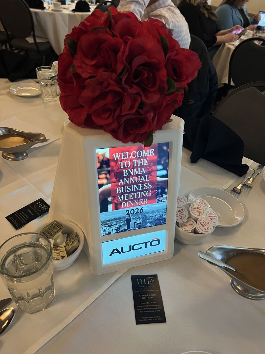 Sponsor thank you display